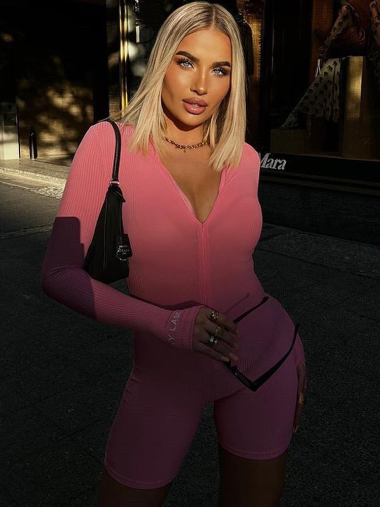 Ribbed Turtleneck Jumpsuit Ribbed Turtleneck Jumpsuit